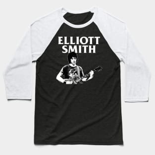 Elliott Smith - Engraving Style Baseball T-Shirt